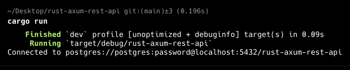 Connected to the Database