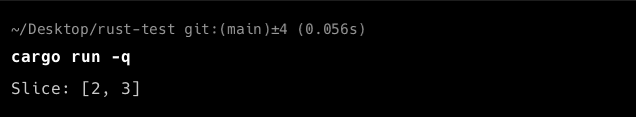Array slice