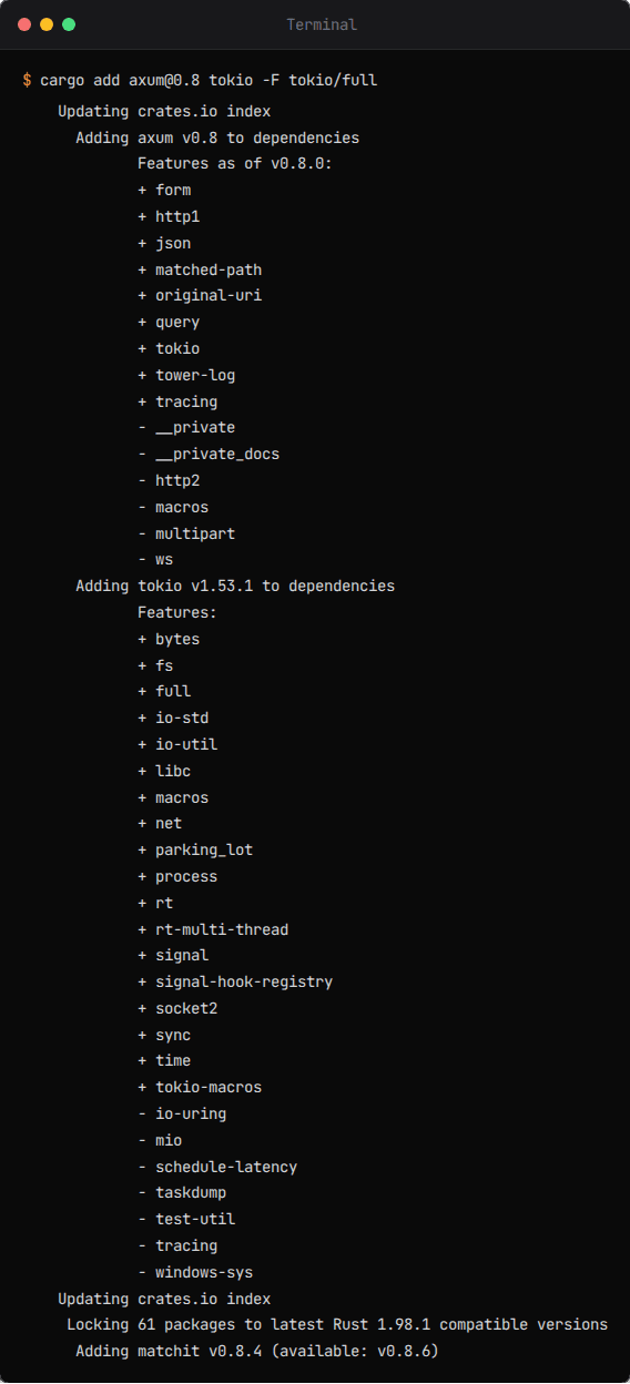 Axum Rust Tutorial Getting Started with Axum - Rust's Fastest-Growing Web Framework