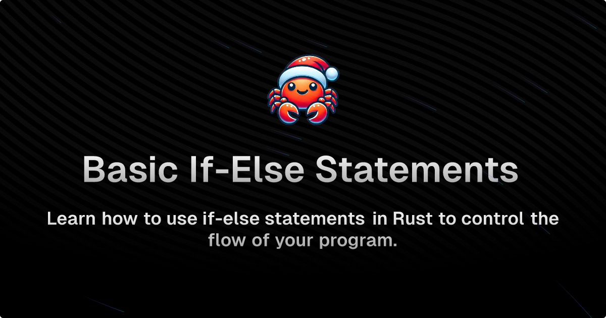 Basic if else statements